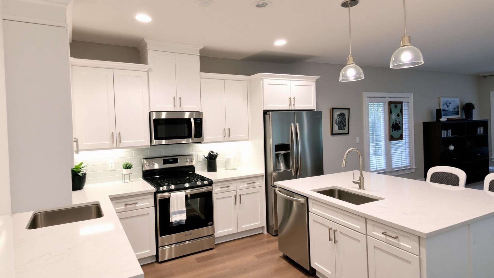 51 Ashbrook #67 — updated kitchen open to dining area