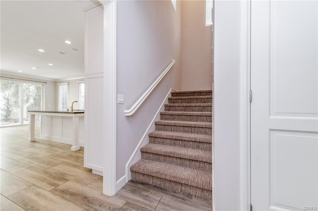 115 Mustang — staircase to the upstairs bedrooms