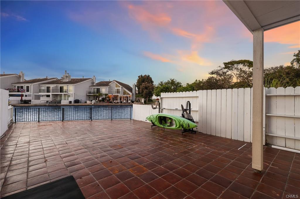 3631 Windspun Dr — covered portion of the 800-plus square-foot lagoon-side deck
