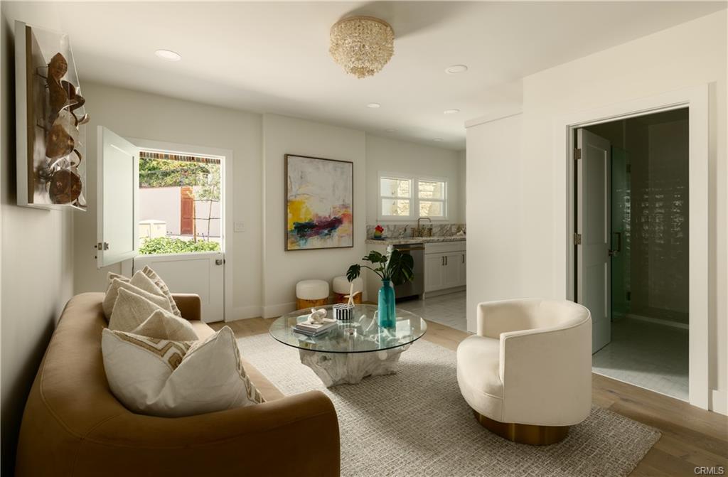 2715 Cove Street — lower residence living room
