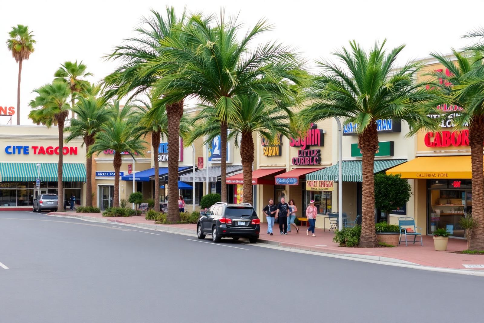 Little Saigon shopping and dining district